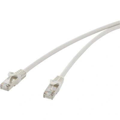 Afbeelding van Renkforce RF 4724280 RJ45 Netwerkkabel, patchkabel CAT 5e F/UTP 10.00 m Grijs Snagless 1 stuk(s)