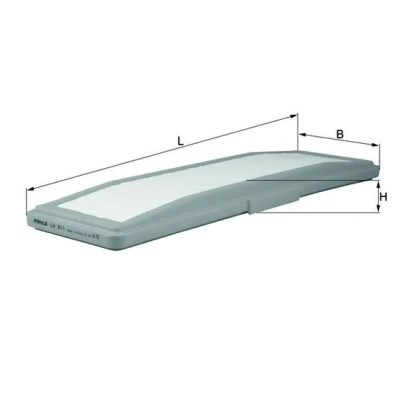 Afbeelding van Mahle Original Luchtfilter LX 311