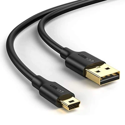 Afbeelding van UGREEN Mini USB Kabel 2.0 A naar B Datakabel Oplaadkabel Ondersteund voor GoPro Hero 4, 3+, 3, PS3 Controller, Externe Harde Schijf enz. (1m)