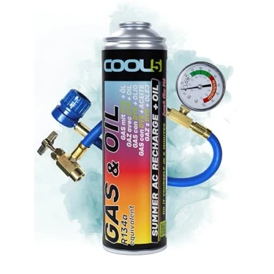 Afbeelding van COOL5 Airconditioning reparatieset, AC + APC 500ml (2in1 1 blikje R134a Kabel)