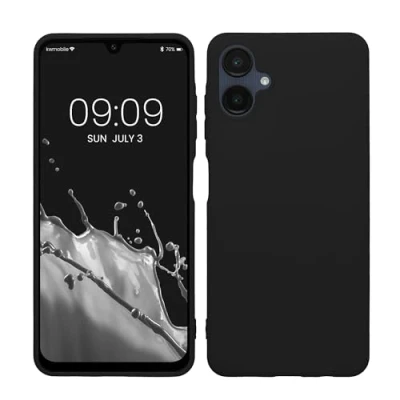 Afbeelding van kwmobile telefoonhoesje geschikt voor Samsung Galaxy A06 Hoesje smartphone Back cover in zwart