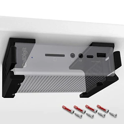 Afbeelding van Mobilefox Onderbouwbeugel wandhouder houder voor CalDigit TS3 Plus Thunderbolt Dock