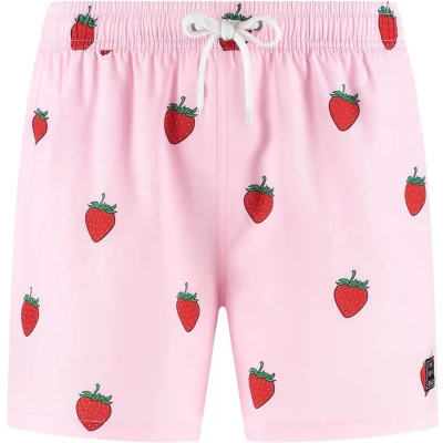 Afbeelding van Son of a Beach Aardbei Jongens Zwembroek maat 74 80 Roze