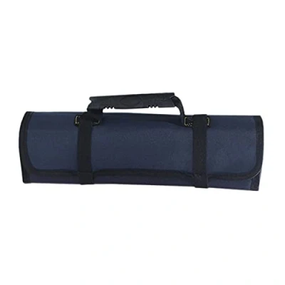 Afbeelding van Kanylavy Wrench Roll Up Tool Pouch Tas met zakken, Waterdichte Canvas Organizer voor Ambachtwerk B
