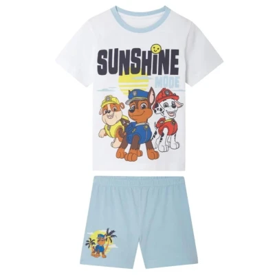 Afbeelding van Korte kinder pyjama (Paw Patrol, 110/116), Katoen