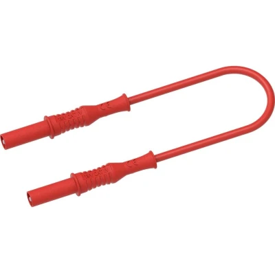 Afbeelding van Electro PJP 2317 IECIV CD1 100R Meetsnoer Steekaansluiting 4 mm 1 m Rood stuk(s)