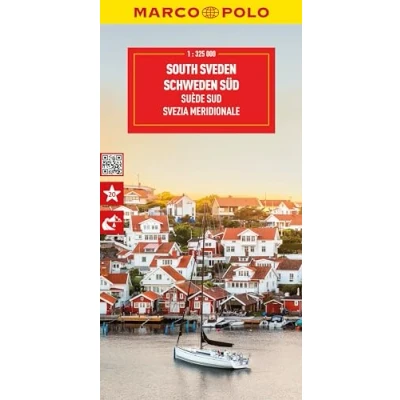 Afbeelding van Marco Polo Zweden Zuid: wegenkaart 1:325 000