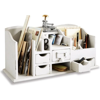Afbeelding van LOBERON Organizer Levin wit