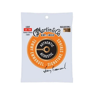 Afbeelding van Martin Strings MA540FXPK3 Flexible Core Phosphor Bronze 3 Pack Light 12 54 snarensets voor westerngitaar (3 sets)