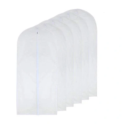 Afbeelding van HomeClean Transparante Kledinghoes 6 Stuks Waterdichte En Stofdichte Stoelhoezen Met Ritssluiting Voor Hemdkostuums Jassen(60x100cm)