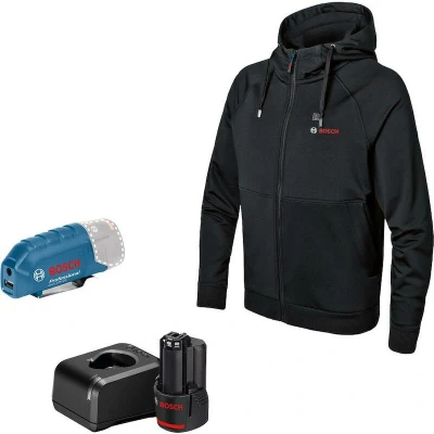 Afbeelding van Bosch GHH 12+18V XA S Kit Accu verwarmde hoodie in Doos 06188000GB