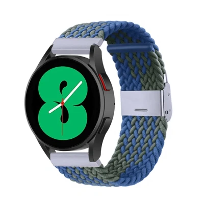 Afbeelding van Garmin Approach S12 / S40 S42 Braided nylon bandje Groen blauw