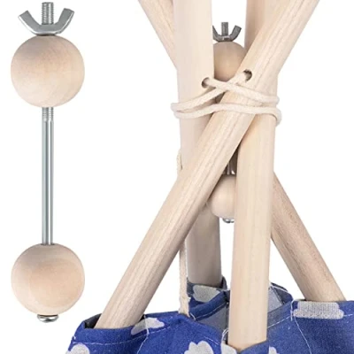 Afbeelding van Nukido Tipi Tent Stabilizer 122x3 cm Tee Pee Tool Kit Kids Blokkeersysteem voor Anti Instortsysteem