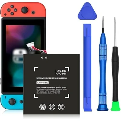 Afbeelding van HAC 003 Accu, originele upgrade 4800 mAh Li ion batterij, accupack voor Nintendo Switch 2017 Game Console 001, 003, A BPHAT C0 S JP interne batterij met toolkit
