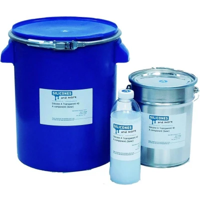 Afbeelding van Elastosil Vario 40 + Catalyst / Siliconen Additie Transparant Normaal (Hard)