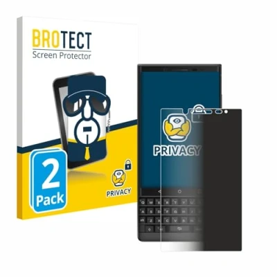 Afbeelding van BROTECT (2 Stuks) Privacy Schermbeschermer voor BlackBerry Key2 [Anti Spy, Screen Protector, Blue Light Filter]