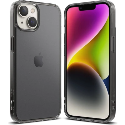 Afbeelding van Ringke Fusion Matte iPhone 14 Plus hoesje, cover met gelframe, grijs