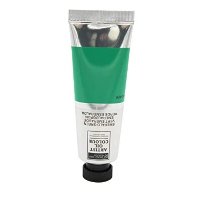 Afbeelding van Magi® Artist Olieverf, 50 ml tube fijne kunstenaarskwaliteit, 30 hoogwaardige kleuren om te schilderen 20 smaragdgroen