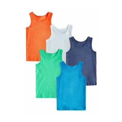 Afbeelding van Next 5 PACK Regular FIT Top voor kinderen, Maat: 92, Multicolour