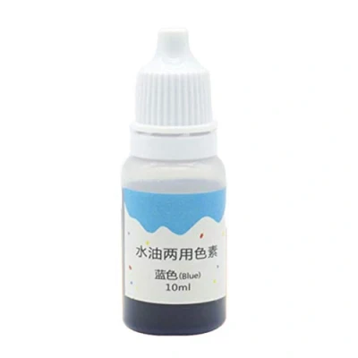 Afbeelding van dragonaur 10ml Epoxy Hars Pigment UV Kleurstof Vloeibare Zeep Kaars Maken Pigmenten voor Kunst, Verf, Ambachten Blauw