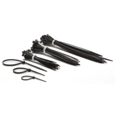 Afbeelding van Set met nylon kabelbinders zwart (75 st.) Velleman
