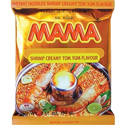 Afbeelding van MAMA Instant Noedels Garnaal Romig Multipack (20 X 90 GR)