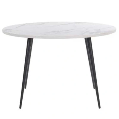 Afbeelding van ODEON Eettafel Wit 120 x cm MDF