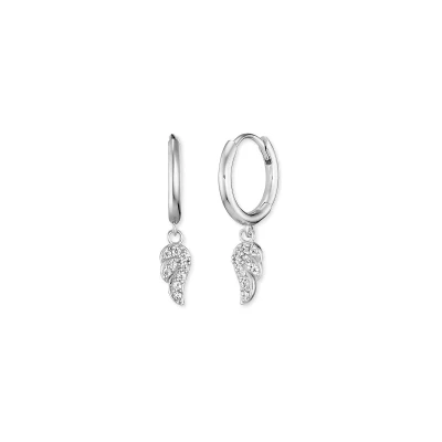 Afbeelding van EngelsRuber dames oorhanger 925 Zilver 18 zirkonia One Size 32023813