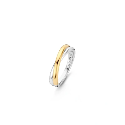 Afbeelding van Ti Sento Milano 1953SY Ring zilver en goudkleurig
