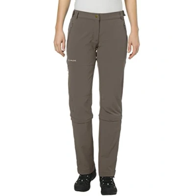 Afbeelding van VAUDE Damesbroek Farley Stretch Capri T Zip II broek, coconut, 38