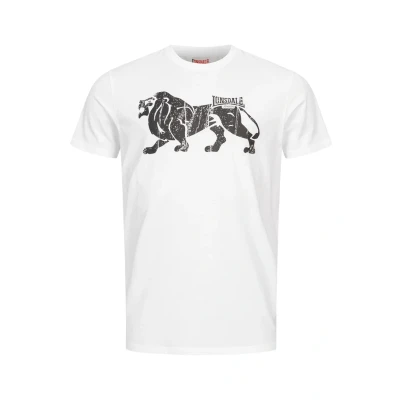 Afbeelding van Lonsdale Normale Passform Endmoor Tshirt print, Heren, Maat: XXL, White