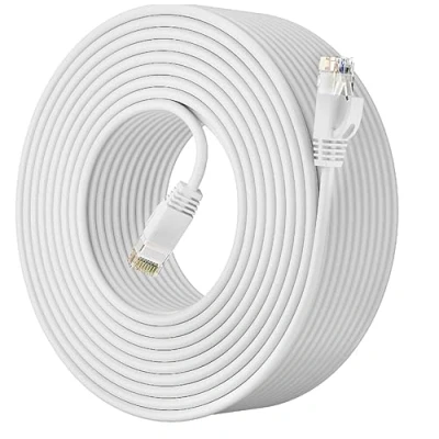 Afbeelding van Ethernet Kabel 5m, Cat 6 Netwerkkabel 5 Meter Buiten Hoge Snelheid 1Gbps, LAN UTP Cable 5m Internetkabel Gigabit RJ45 Patchkabel voor Router Modem