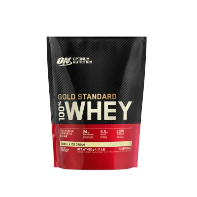 Afbeelding van Optimum Nutrition 100% Whey Gold Standard 450gr Vanille