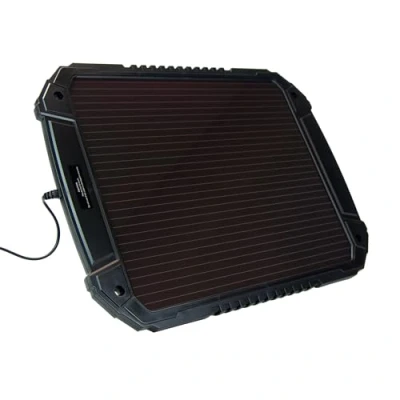 Afbeelding van AA 12 volt acculader op zonne energie voor auto&#039;s 4,8 W AA1432 voertuigen en caravans acculaders meegeleverd