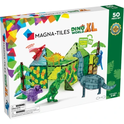 Afbeelding van Magna tiles magnetische tegels dino world xl 50st