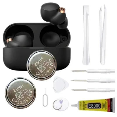 Afbeelding van Reserveaccu Z55H compatibel met WF 1000XM4 Bluetooth Headphones Battery Series CP1254 Reparatie Tool Kit