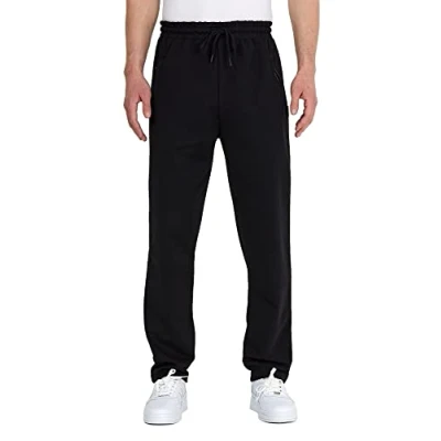 Afbeelding van Comeor Joggingbroek heren zwart 4XL trainingsbroek Lange sportbroek