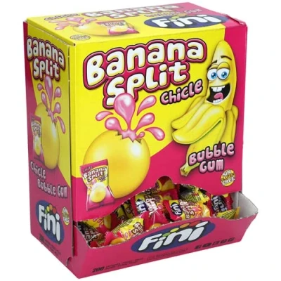 Afbeelding van Snoep Banana Split Gum Fini