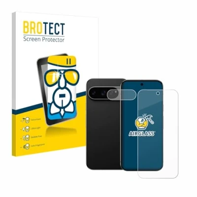 Afbeelding van BROTECT Glas Screen Protector voor Google Pixel 9 Pro XL (Voor+Camera) Schermbeschermer [9H Hardheid, Beschermglas Folie niet Gehard Glas]