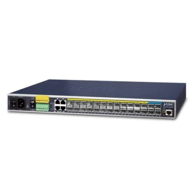 Afbeelding van Planet IGS 6325 20S4C4X Netwerkschakelaar Managed L2/L3 Gigabit Ethernet (10/100/1000) 1U (24 Havens), Netwerkschakelaar, Zwart