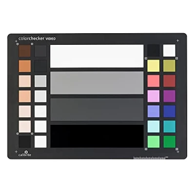 Afbeelding van Calibrite ColorChecker Video: kleurenkaart voor kleurkalibratie en correctie bij videobewerking, CCVWB, veelkleurige kleurenvelden