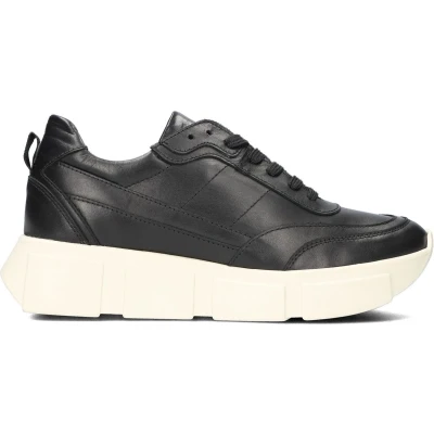 Afbeelding van Tango Norah 1 Lage sneakers Leren Sneaker Dames Zwart Maat 41