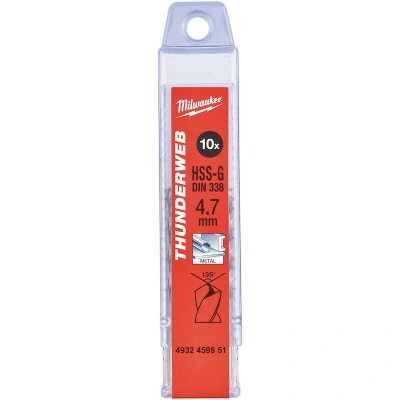 Afbeelding van Metaalboor Hss G Thunderweb 4,7 X 80 Mm (10 Stuks)