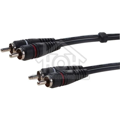 Afbeelding van Tulp Kabel 2x RCA Male Male, 2.5 meter