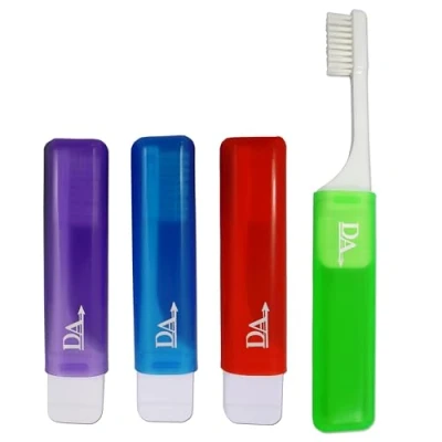 Afbeelding van 4 x orthodontische reistandenborstel VTrim (set van kleuren)