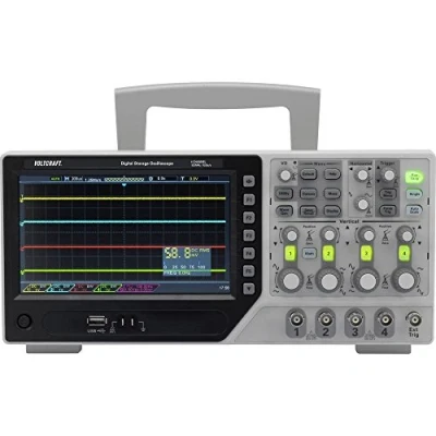 Afbeelding van VOLTCRAFT DSO 1104E Digitale oscilloscoop 100 MHz 4 kanaals 1 GSa/s 64 kpts 8 Bit Digitaal geheugen (DSO) stuk(s)