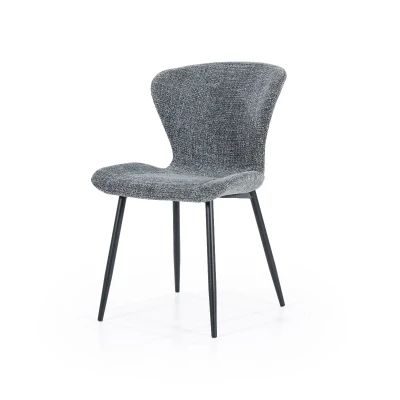 Afbeelding van By Boo Eetkamerstoel Spinner antraciet Stof