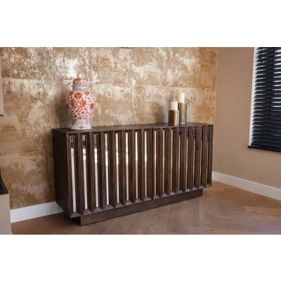 Afbeelding van Richmond Interiors Dressoir Bryant 4 deurs Bruin