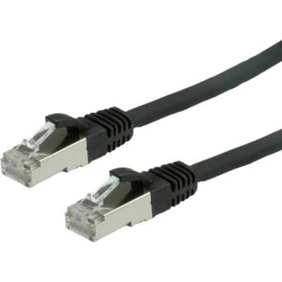 Afbeelding van VALUE Patchkabel Cat.6 (Class E) S/FTP (PiMF), LS0H, zwart, 3 m
