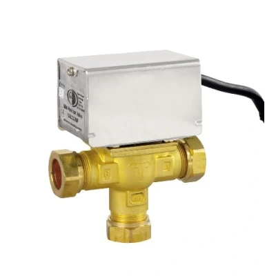 Afbeelding van Tower Flue Components VAL322MP middenpositieventiel met 3 aansluitingen.